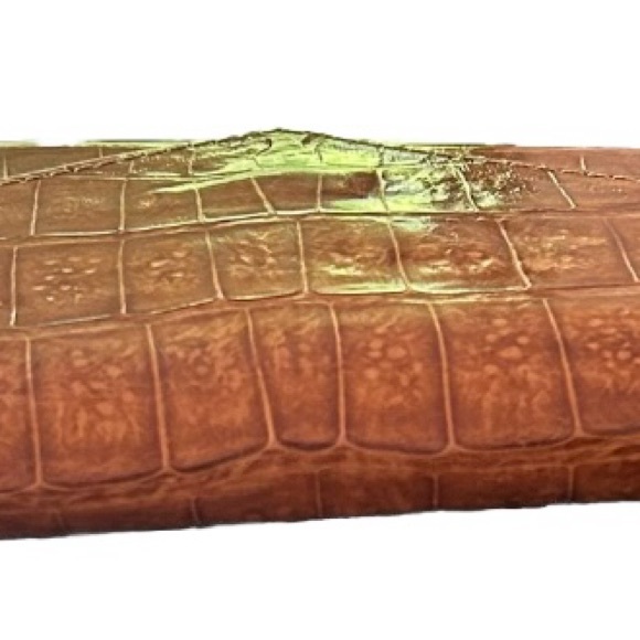 Genuine Alligator clutch envelope purse - Picture 3 of 7